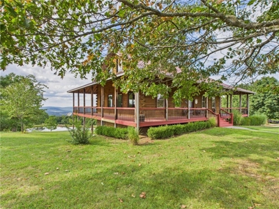Luxury Log Cabin on 9.95 Acres with Ozark Mountain Views For Sale - image 1