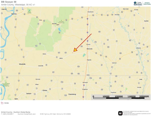 30 Acre Amite River Hunting Tract Amite County MS