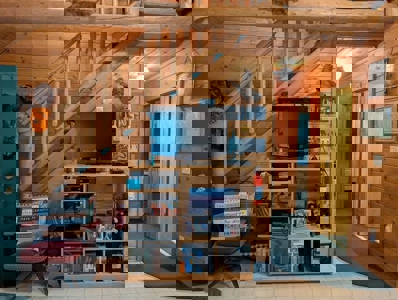 Half-Log Cabin with Loft on Canada Creek Ranch, Atlanta MI - image 10