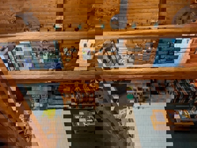 Half-Log Cabin with Loft on Canada Creek Ranch, Atlanta MI - image 38