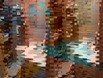 Half-Log Cabin with Loft on Canada Creek Ranch, Atlanta MI - image 12