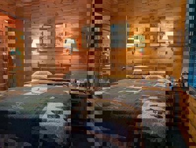 Half-Log Cabin with Loft on Canada Creek Ranch, Atlanta MI - image 19