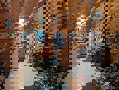 Half-Log Cabin with Loft on Canada Creek Ranch, Atlanta MI - image 2