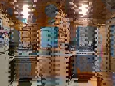 Half-Log Cabin with Loft on Canada Creek Ranch, Atlanta MI - image 4