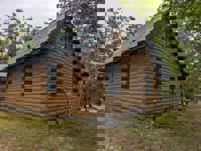 Half-Log Cabin with Loft on Canada Creek Ranch, Atlanta MI - image 32