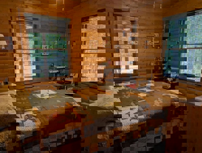 Half-Log Cabin with Loft on Canada Creek Ranch, Atlanta MI - image 16