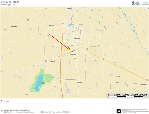 Spacious Pike County MS Commercial Property on Corner Lot