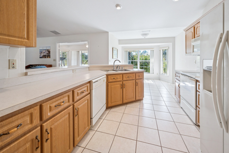 Home with a backyard golf course view - image 23