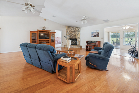 Home with a backyard golf course view - image 29