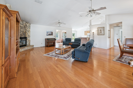 Home with a backyard golf course view - image 33