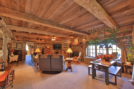 Log Style Home with Hay Ground, Pond, Equine Facilities For Sale - image 7