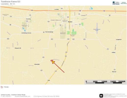 Prime 3.0 Acre Lot for Sale in Ruston, LA