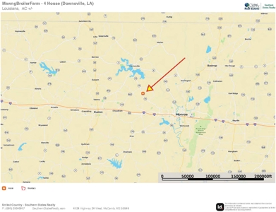4 House Broiler Farm with Residence for Sale Downsville, LA - image 47