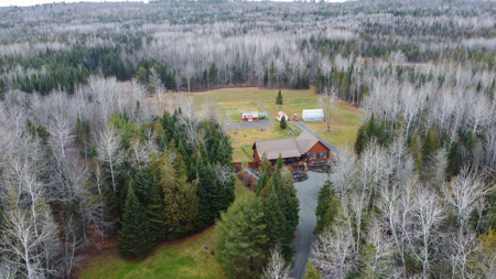 1670 Sq. Ft. Log Home on 48 Acres - Milo, Maine - image 1