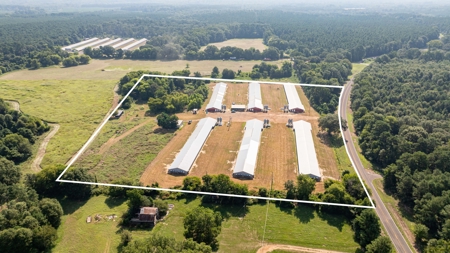 Turn Key 6 House Broiler Farm in Linden, Texas - image 3