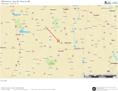 158.8 Acres Creek Frontage Clay County MS - image 28