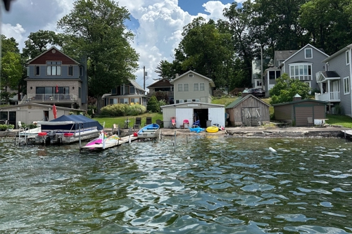 Lake George of NE Indiana Lakefront Home in Steuben County, IN