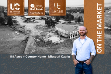 118 Acres + Spacious Home in the Missouri Ozarks - image 1