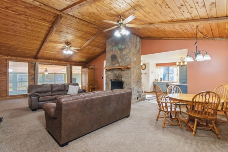 Riverfront Log Home on 5 Acres with Income Potential - image 5