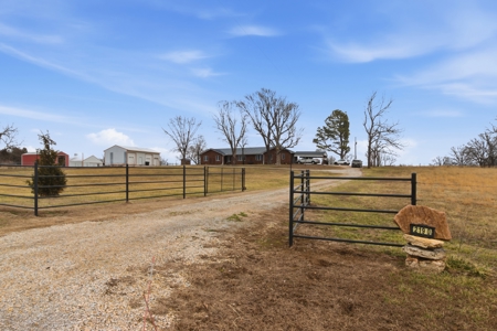 Horse Farm or Cattle Ranch on 50 Acres with all Brick Home - image 1