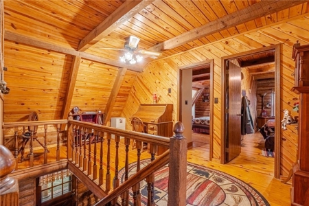 Log Home Cabin with Acreage/Barn/Shop/Pond For Sale Boone Co - image 19