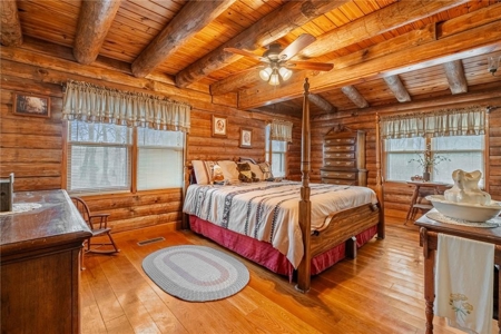 Log Home Cabin with Acreage/Barn/Shop/Pond For Sale Boone Co - image 16