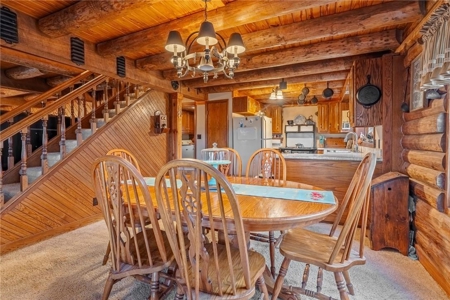 Log Home Cabin with Acreage/Barn/Shop/Pond For Sale Boone Co - image 9