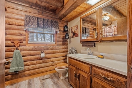 Log Home Cabin with Acreage/Barn/Shop/Pond For Sale Boone Co - image 15