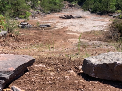 Fossil Bearing Rock Quarry in Arkansas Ozark Mountains - image 2