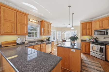 Spacious All-Brick Home| 4BR, Finished Basement, Media Room NC - image 14