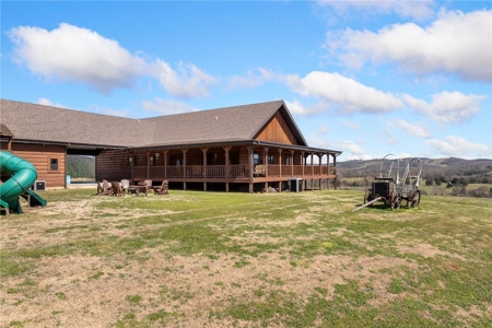 Luxury Custom Log Home on 25 Acres in Western Grove For Sale - image 44