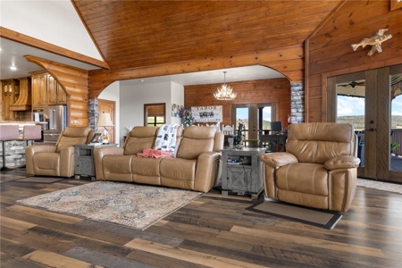 Luxury Custom Log Home on 25 Acres in Western Grove For Sale - image 14