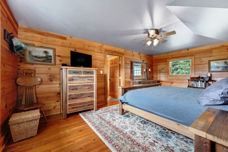 Modern Log Home on 125+ Acres Bordering National Forest - image 17