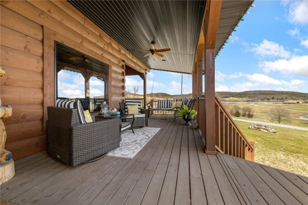 Custom Log Home on 36 Acres & Guest Home Newton Co For Sale - image 5