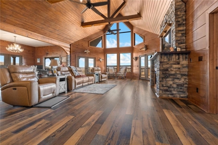 Custom Log Home on 36 Acres & Guest Home Newton Co For Sale - image 8