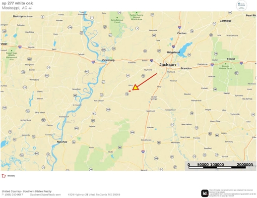 266± Acres Hinds/Copiah Line with Creek & Income