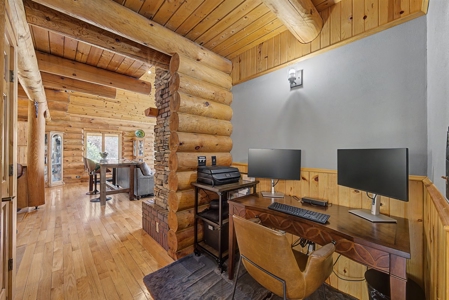 Log Home on 11.45± Acres Mindoro WI - image 9