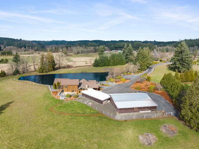 Chehalis Log Estate with Private Lake on 21+ Acres - image 10