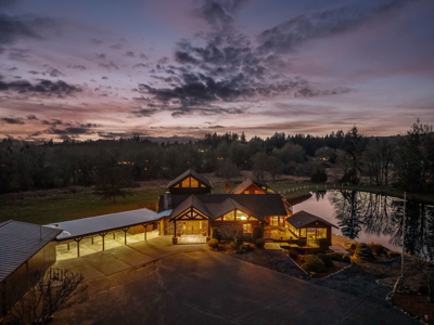 Chehalis Log Estate with Private Lake on 21+ Acres - image 4