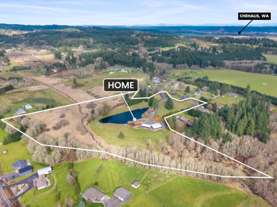 Chehalis Log Estate with Private Lake on 21+ Acres - image 30