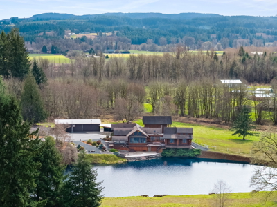 Chehalis Log Estate with Private Lake on 21+ Acres - image 28