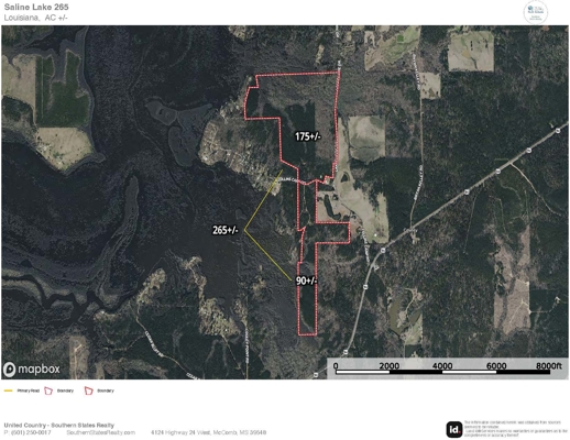 LA Recreation & Timber Property Joining Saline Lake