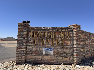 Western Sky Airpark Lot for Sale | Salome AZ Airpark Property - image 5