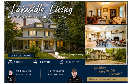Historic Elegance & Lake Life: A Classic Clarksville VA Gem - image 40