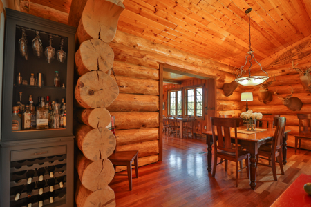 30-Acre Luxury Log Estate | Trophy Whitetail Sanctuary & Private - image 22