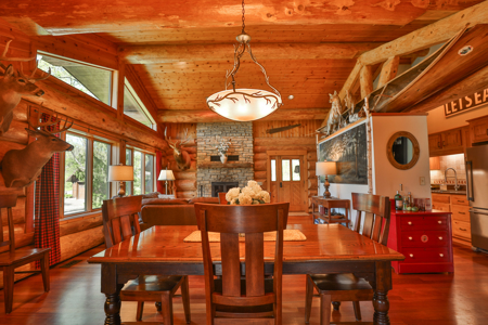 30-Acre Luxury Log Estate | Trophy Whitetail Sanctuary & Private - image 16