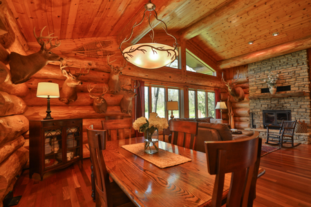 30-Acre Luxury Log Estate | Trophy Whitetail Sanctuary & Private - image 15