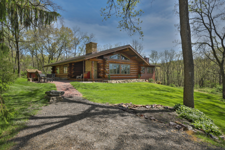30-Acre Luxury Log Estate | Trophy Whitetail Sanctuary & Private - image 1