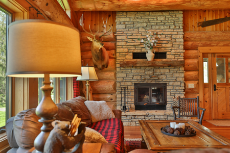 30-Acre Luxury Log Estate | Trophy Whitetail Sanctuary & Private - image 13