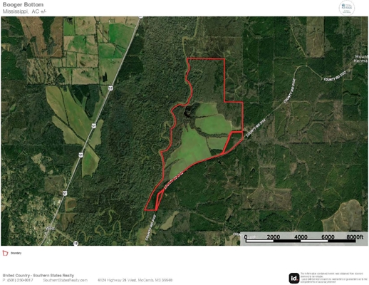Booger Bottom Plantation 635 Surveyed Acres Attala Co MS